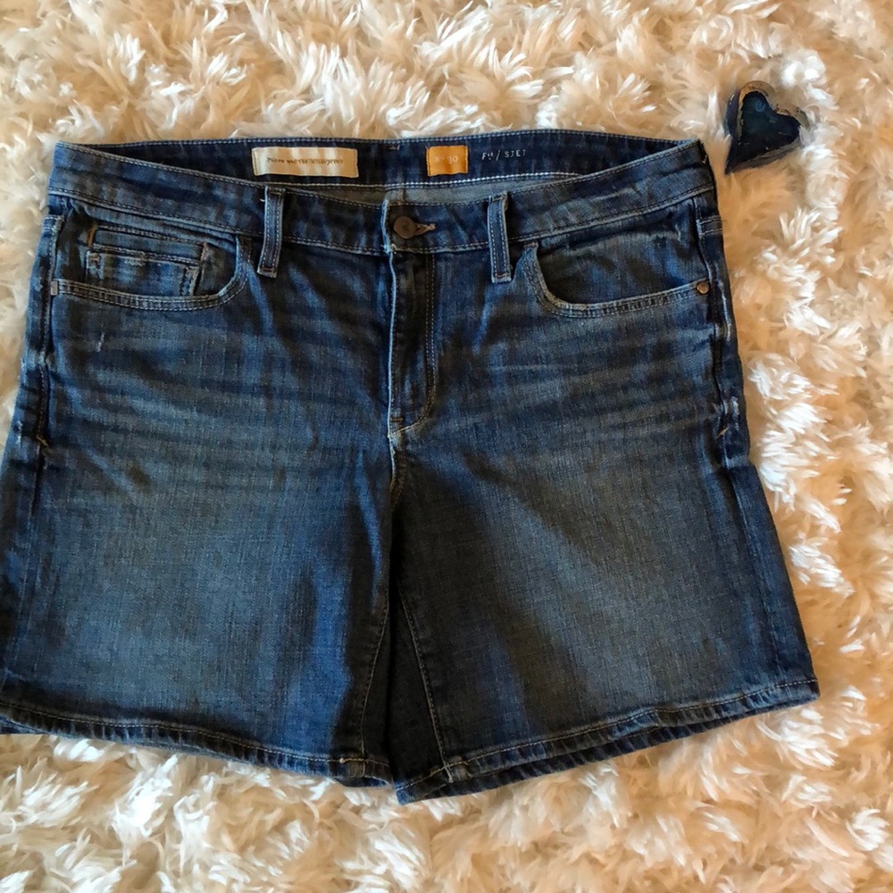Pilcro and the letterpress jean shorts